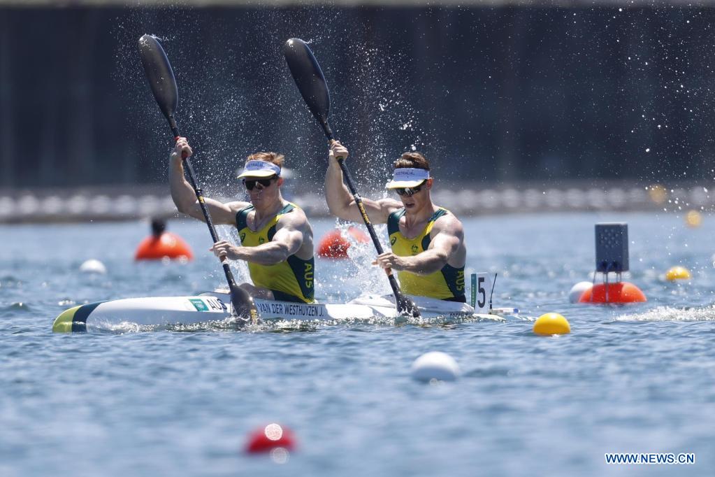 Australia edge Germany in men's kayak double 1000m at Tokyo Olympics
