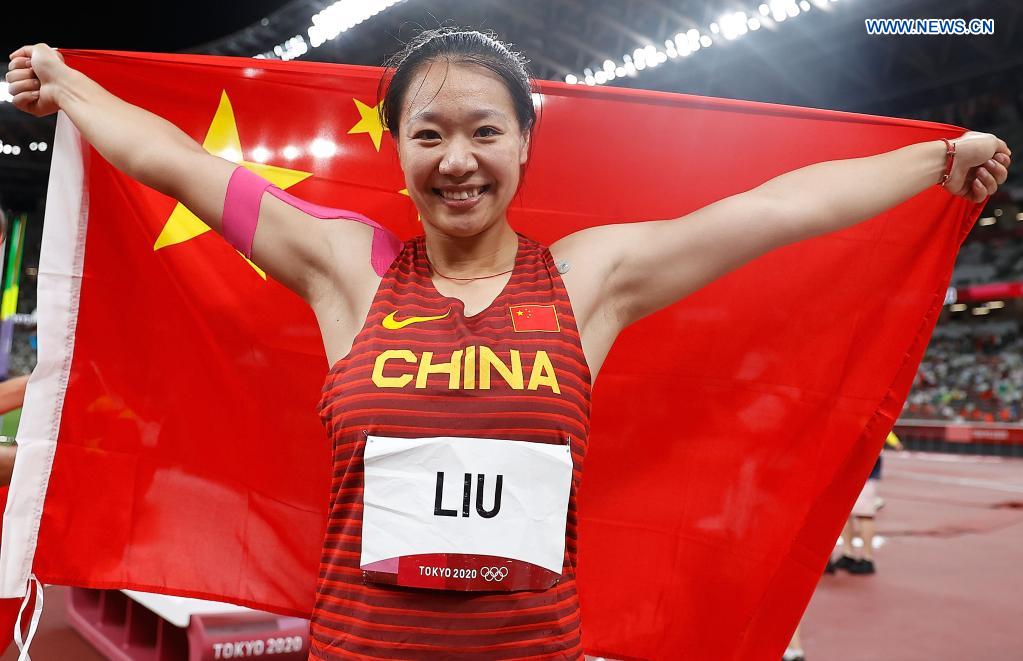 Liu Shiying throws her best to win China's first Olympic javelin gold Xinhua English.news.cn
