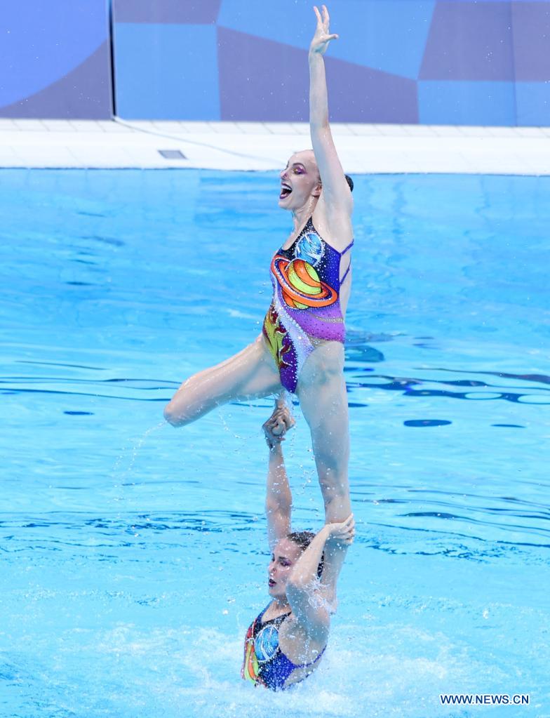 ROC wins team gold in artistic swimming at Tokyo Olympics Xinhua