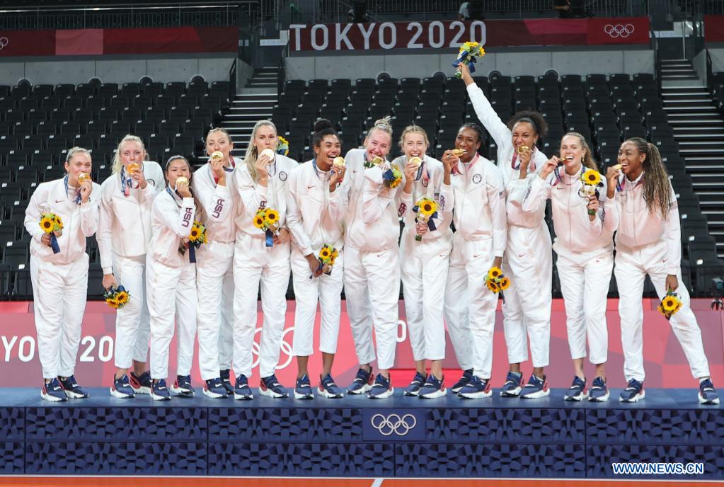U.S. sweep Brazil to win their first women's volleyball Olympic gold