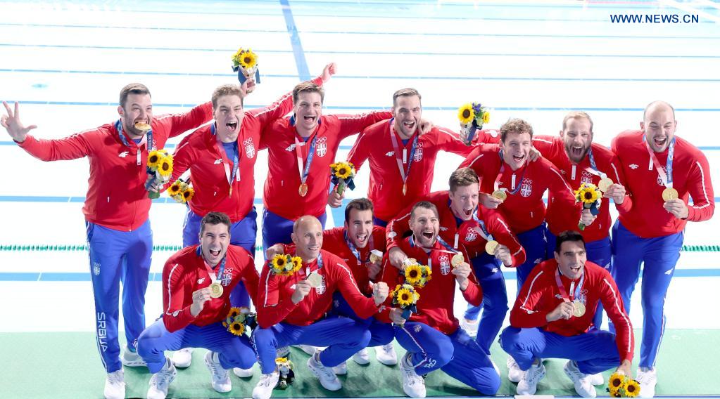 Serbia claims men's water polo gold at 