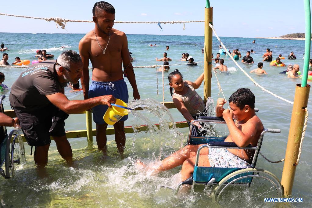 Feature Egypt's disabilityfriendly public beach brings happiness to