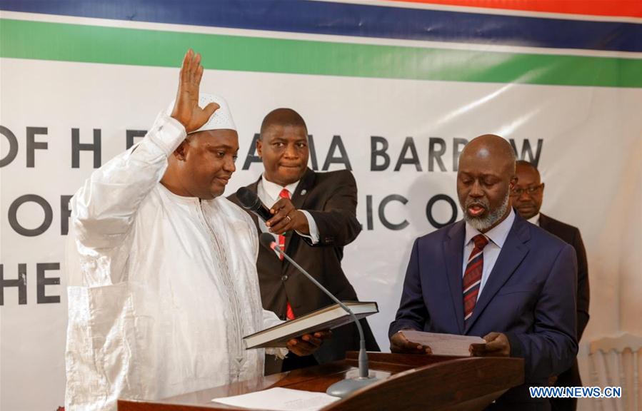 SENEGAL-DAKAR-THE GAMBIA-ADAMA BARROW-SWEARING-IN CEREMONY