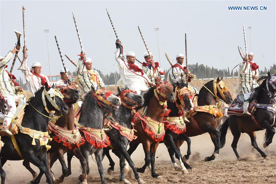 MOROCCO-SALE-HORSE SHOW-FANTASIA