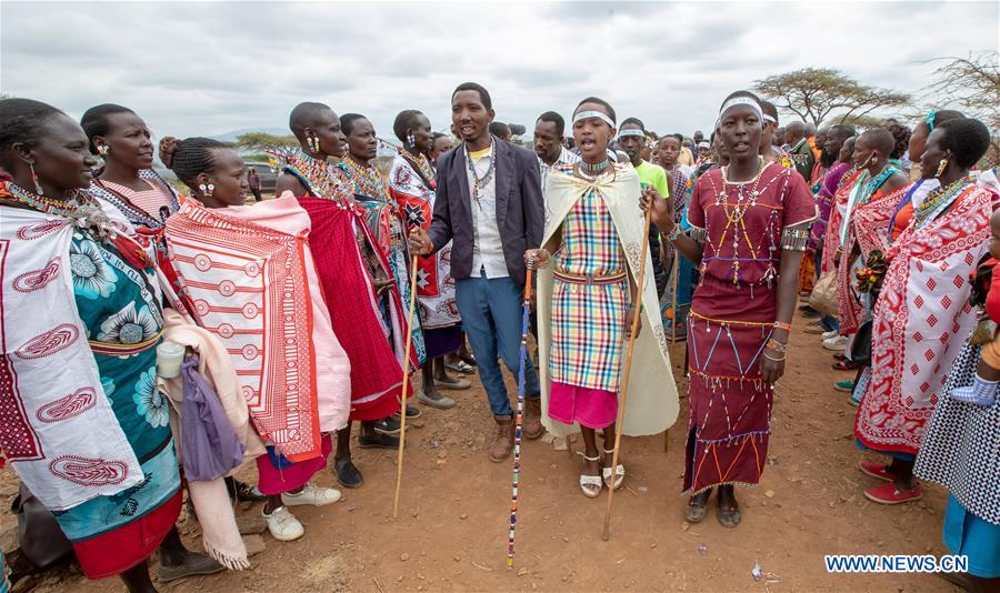 KENYA-OLENTOKO PRIMARY SCHOOL-MAASAI-ADULTHOOD CEREMONY