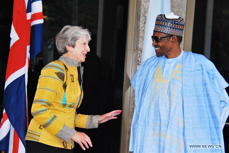 NIGERIA-ABUJA-BRITAIN-THERESA MAY-VISIT