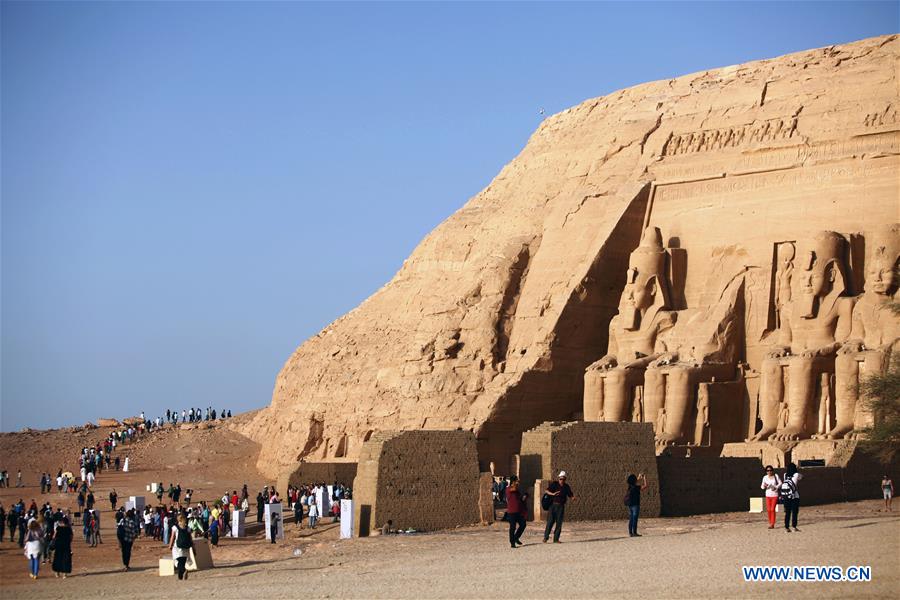 EGYPT-ASWAN-ABU SIMBEL-SUN FESTIVAL