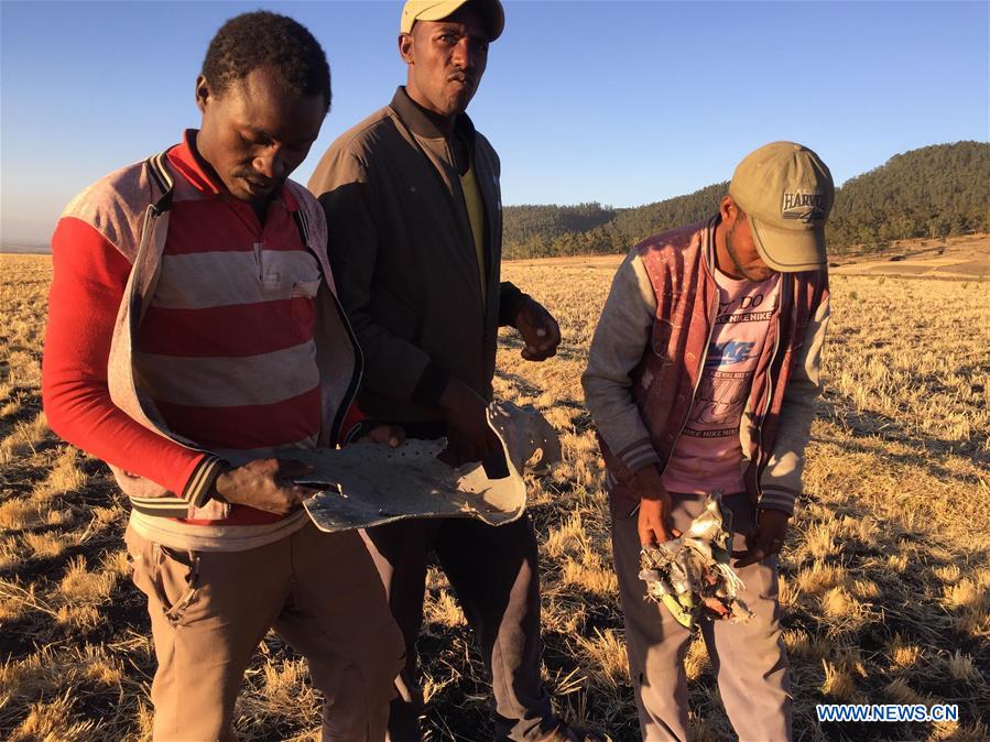 ETHIOPIA-BISHOFTU-ETHIOPIAN AIRLINES-JET CRASH