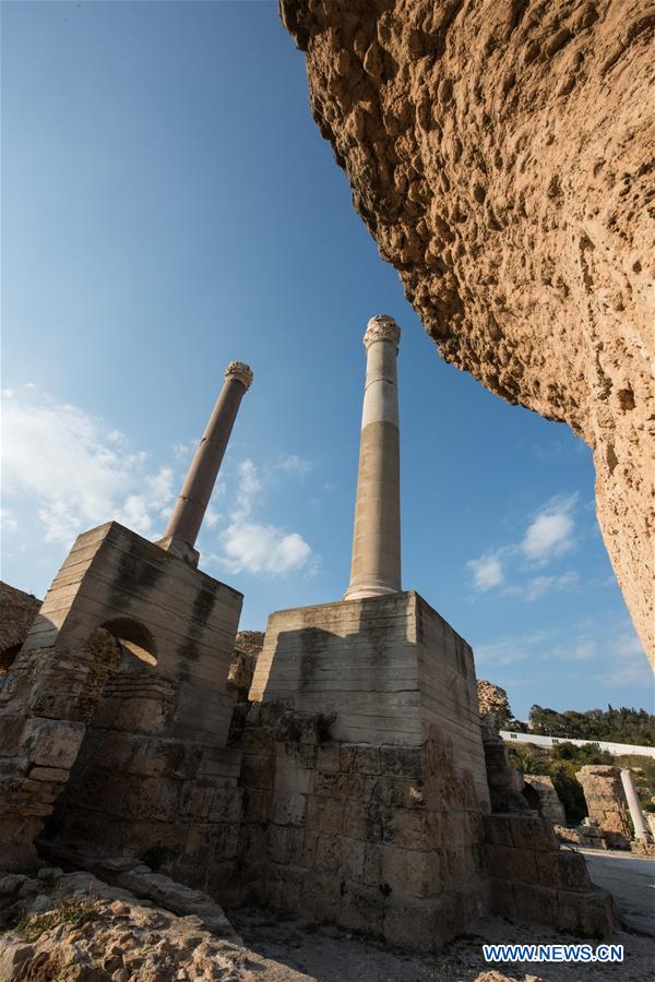 TUNISIA-TUNIS-CARTHAGE-ANTONINE BATHS