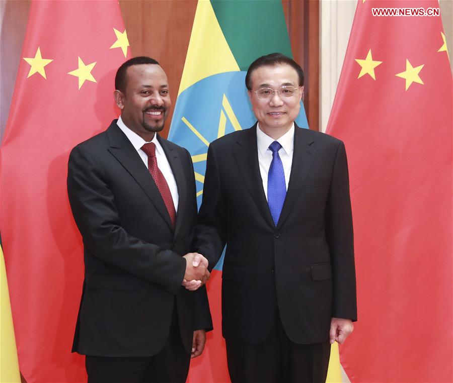 (BRF)CHINA-BEIJING-BELT AND ROAD FORUM-LI KEQIANG-ETHIOPIAN PM-MEETING (CN)   