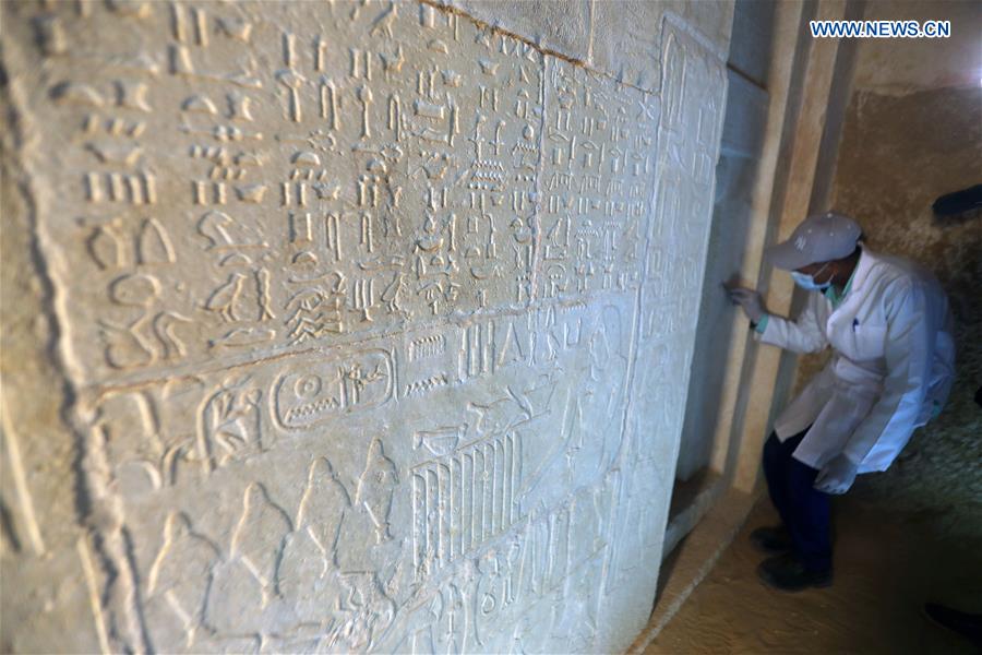 EGYPT-GIZA-PYRAMID-PHARAONIC TOMBS-DISCOVERY