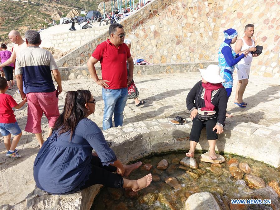 TUNISIA-KORBOUS-HOT SPRING