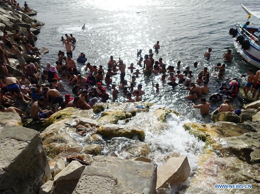 TUNISIA-KORBOUS-HOT SPRING