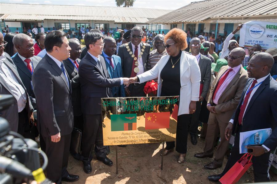 ZAMBIA-CHONGWE-CHINA-VILLAGE TV PROJECT