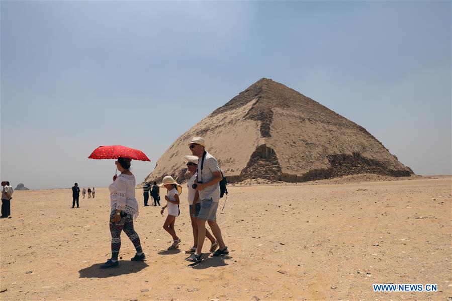 EGYPT-GIZA-BENT PYRAMID-OPENING