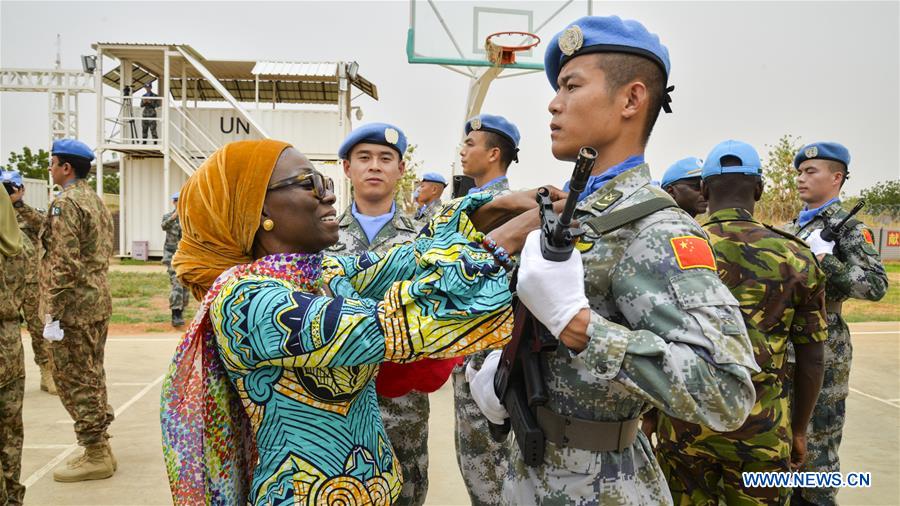 SUDAN-DARFUR-CHINESE PEACEKEEPING CONTINGENT-UN PEACE MEDALS