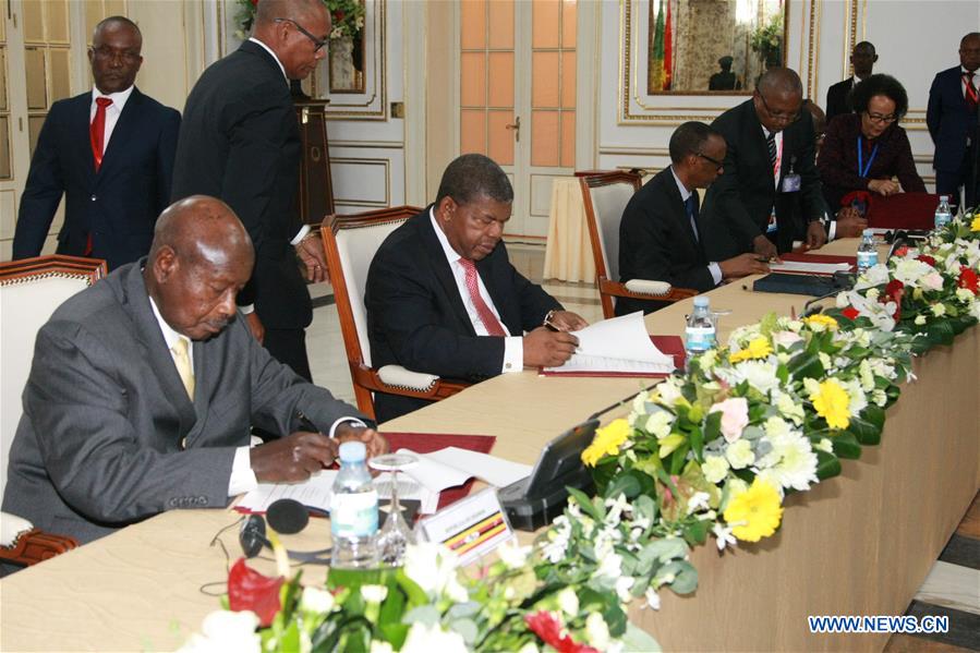 ANGOLA-LUANDA-RWANDA-UGANDA-MOU-SIGNING
