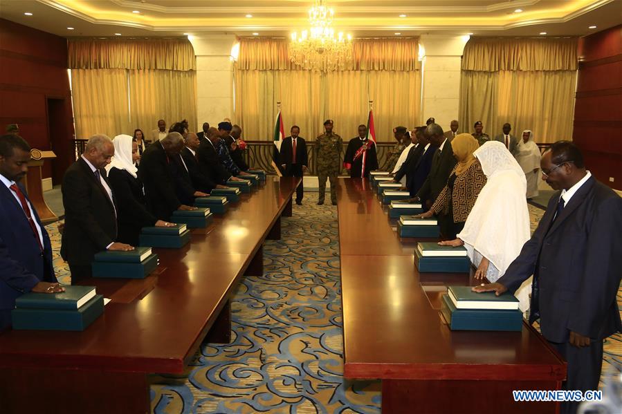 SUDAN-KHARTOUM-TRANSITIONAL CABINET-SWEARING-IN