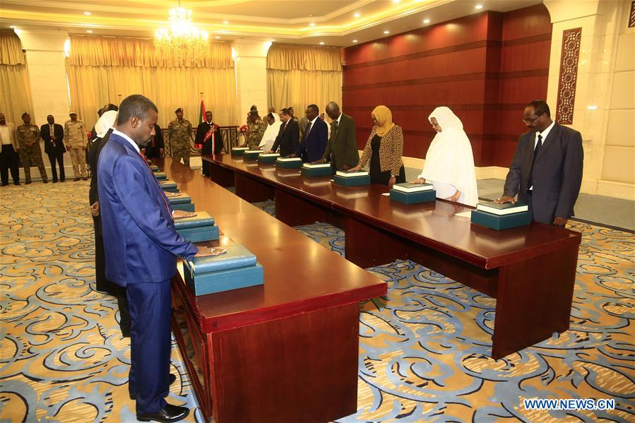SUDAN-KHARTOUM-TRANSITIONAL CABINET-SWEARING-IN