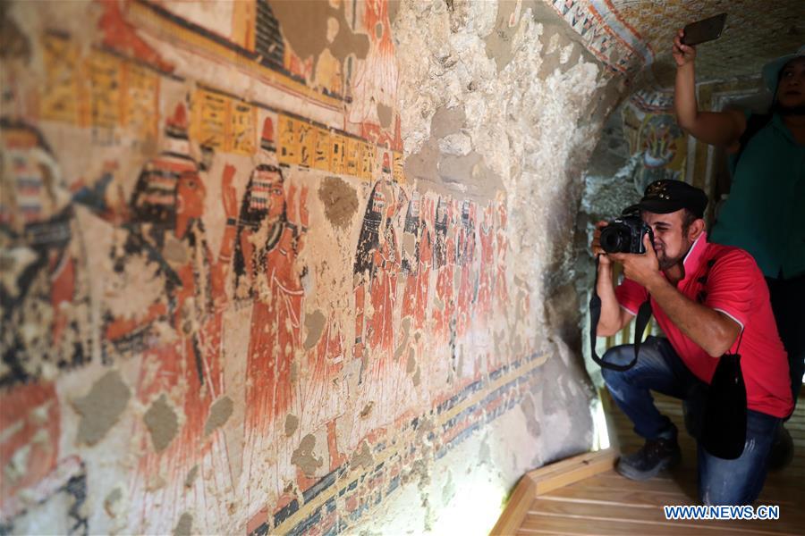 EGYPT-LUXOR-TOMBS-RESTORATION-OPENING