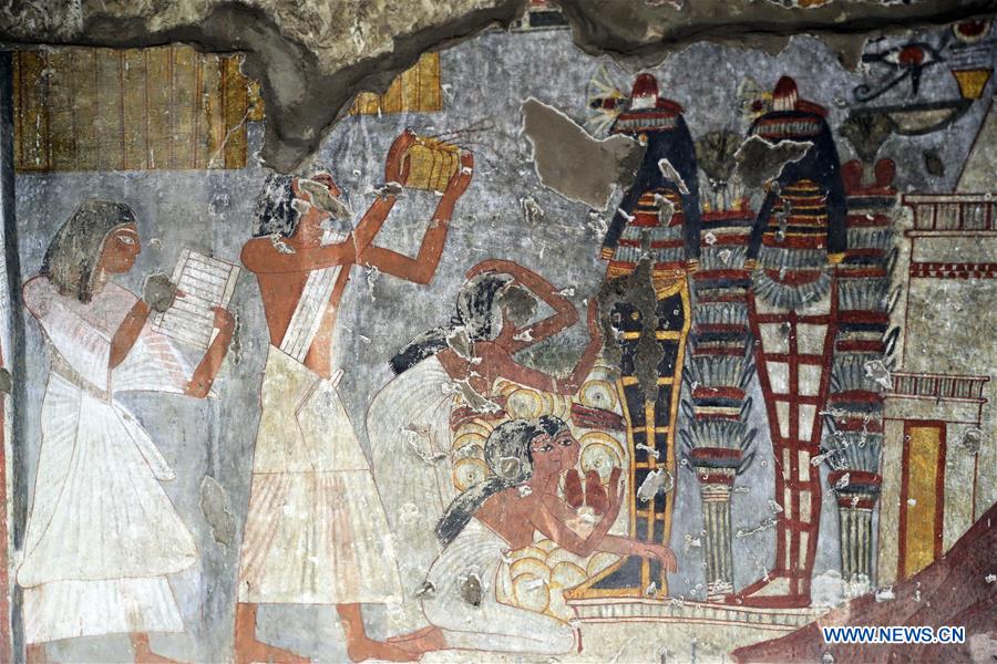 EGYPT-LUXOR-TOMBS-RESTORATION-OPENING