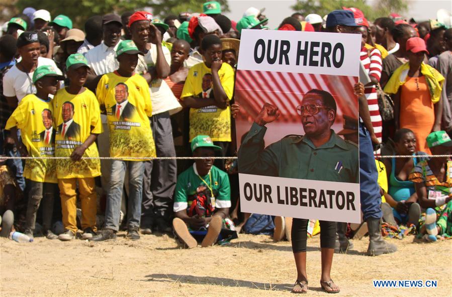 ZIMBABWE-ZVIMBA-MUGABE-BODY-FAREWELL PROCEEDINGS