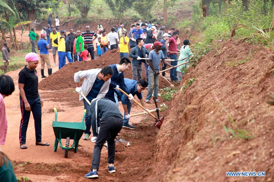 RWANDA-KIGALI-CHINESE ENTERPRISES-RWANDAN RESIDENTS-COMMUNITY WORK