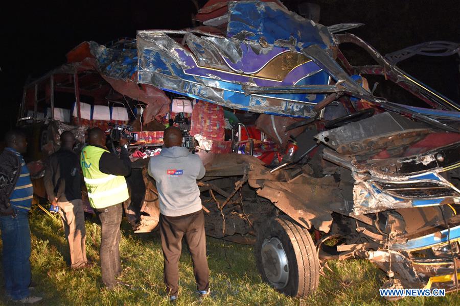 KENYA-KISUMU-BUS-TRUCK COLLISION