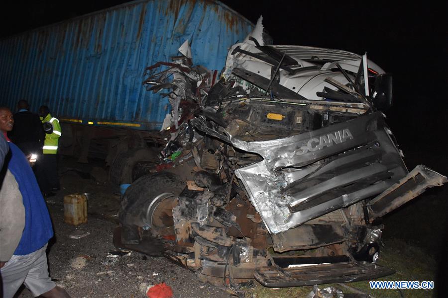 KENYA-KISUMU-BUS-TRUCK COLLISION
