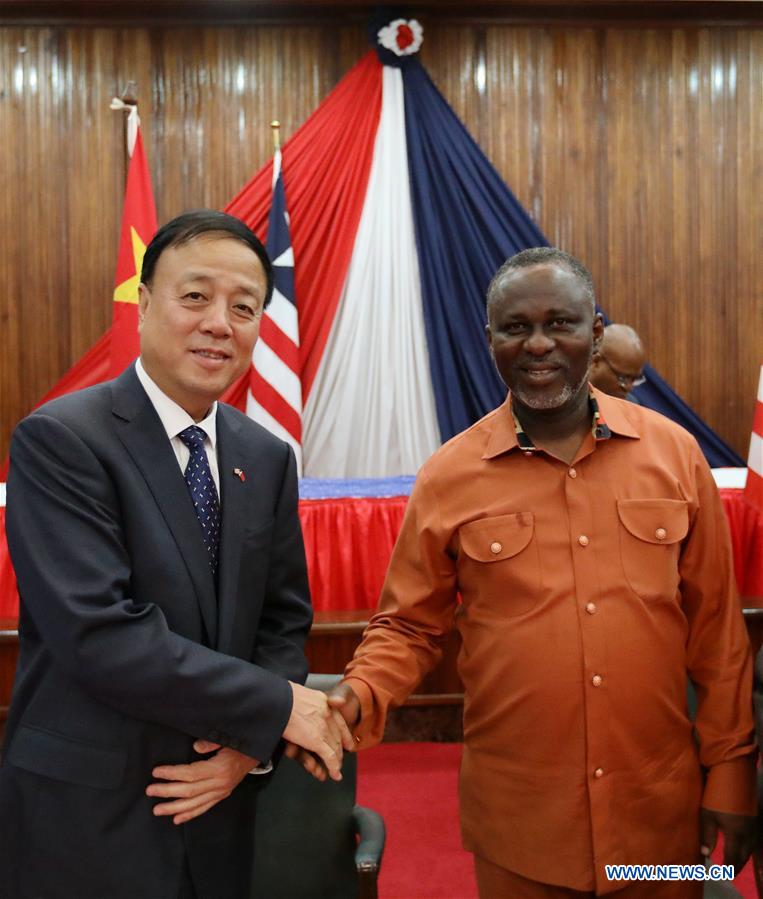 LIBERIA-MONROVIA-CHINA-WU WEIHUA-VISIT