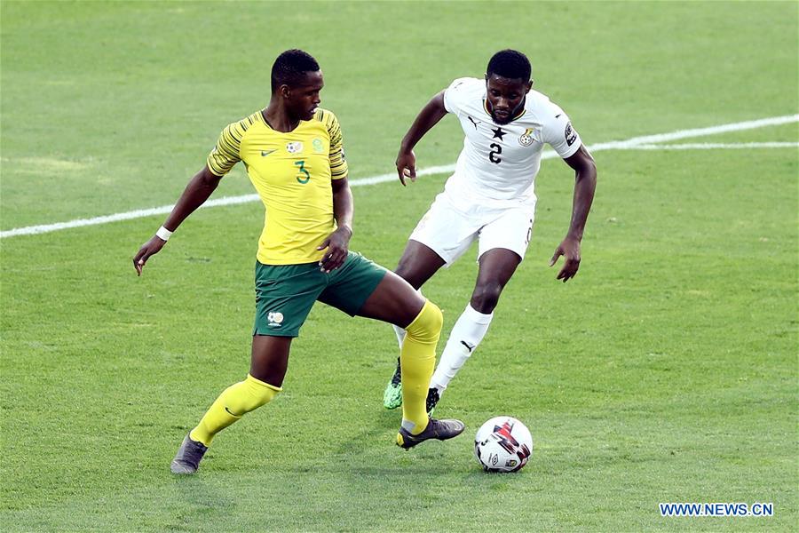 (SP)EGYPT-CAIRO-FOOTBALL-U-23 AFCON-MATCH FOR 3RD PLACE-SOUTH AFRICA VS GHANA