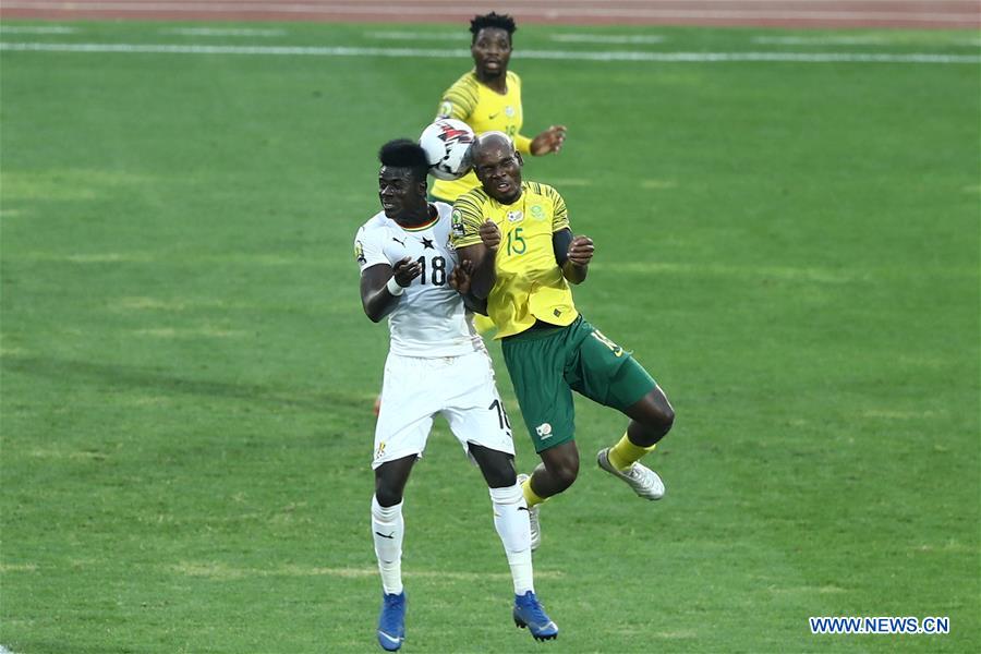 (SP)EGYPT-CAIRO-FOOTBALL-U-23 AFCON-MATCH FOR 3RD PLACE-SOUTH AFRICA VS GHANA