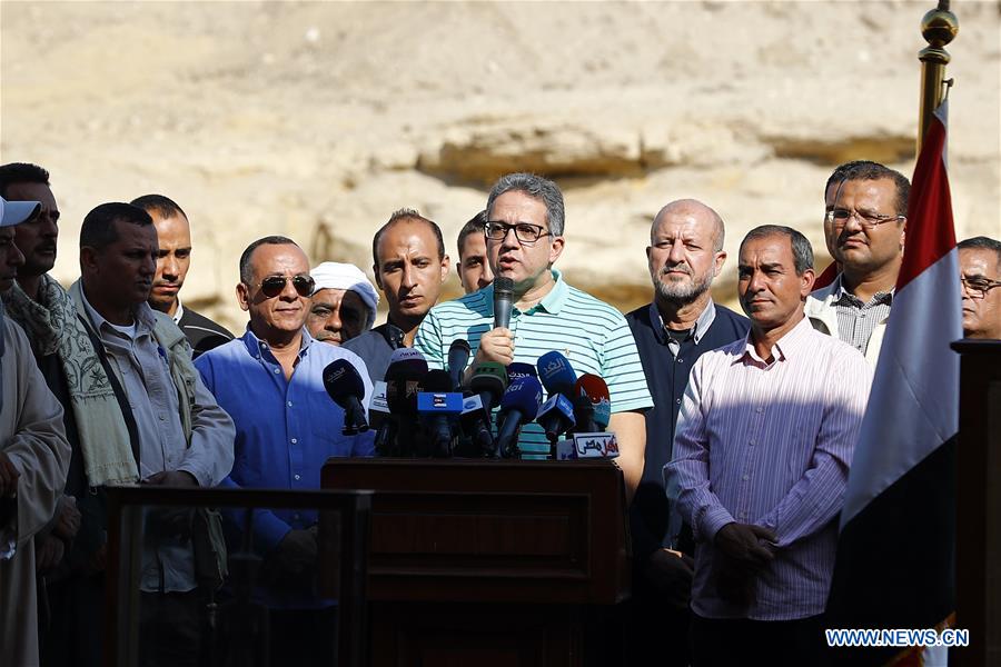 EGYPT-GIZA-SAQQARA-ANIMAL MUMMIES AND STATUES-DISCOVERY