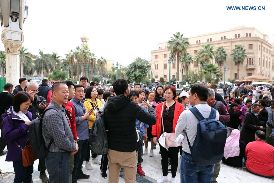 EGYPT-CAIRO-CHINESE TOURISTS