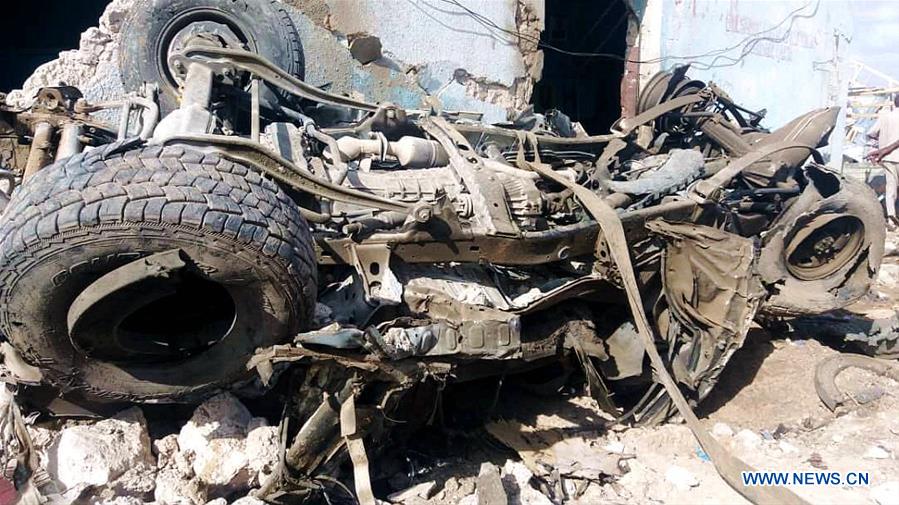 (SPOT NEWS)SOMALIA-MOGADISHU-CAR BOMB