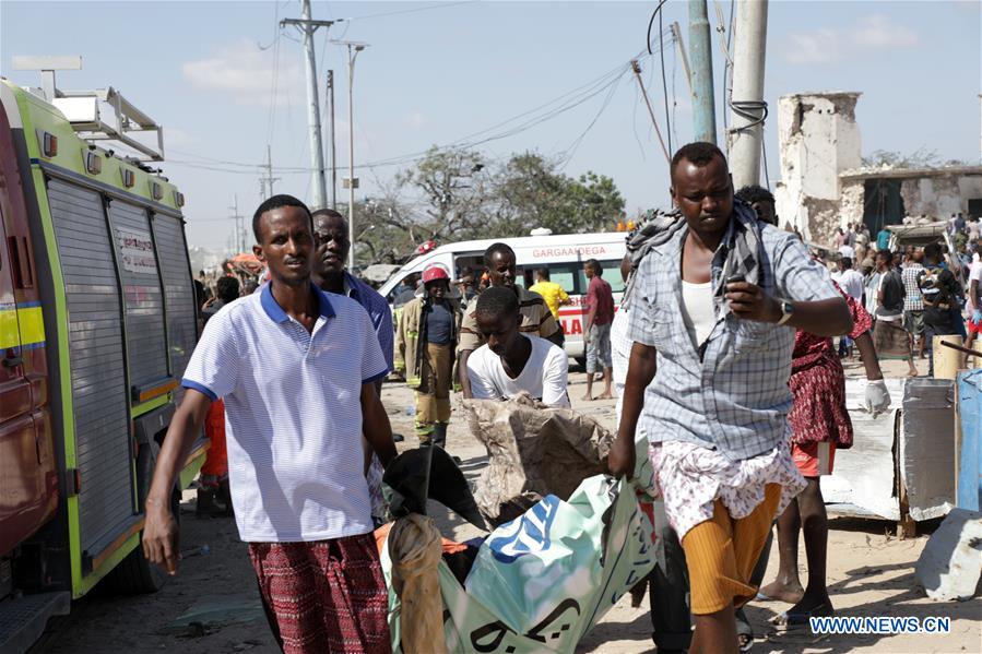 (SPOT NEWS)SOMALIA-MOGADISHU-SUICIDE BOMBING