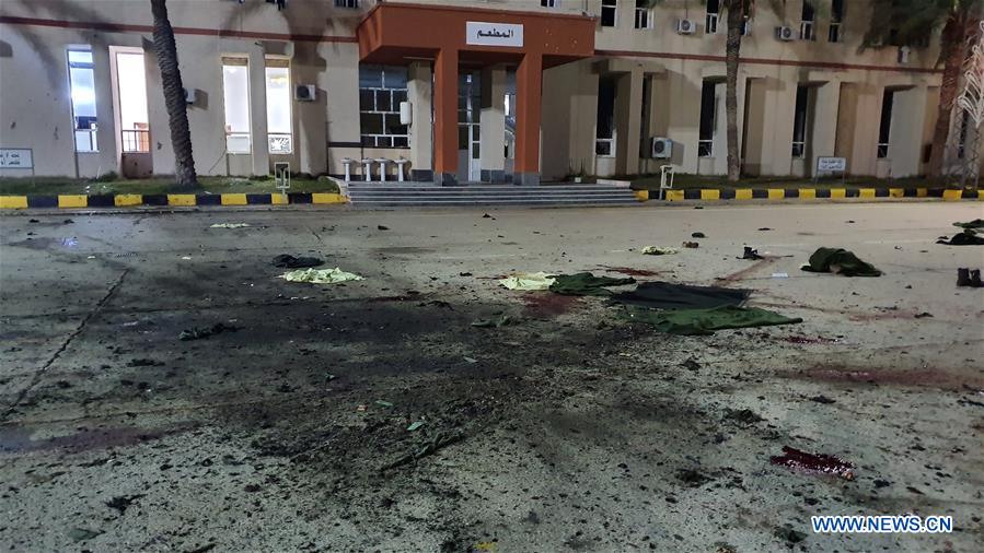 LIBYA-TRIPOLI-AIRSTRIKE-MILITARY ACADEMY