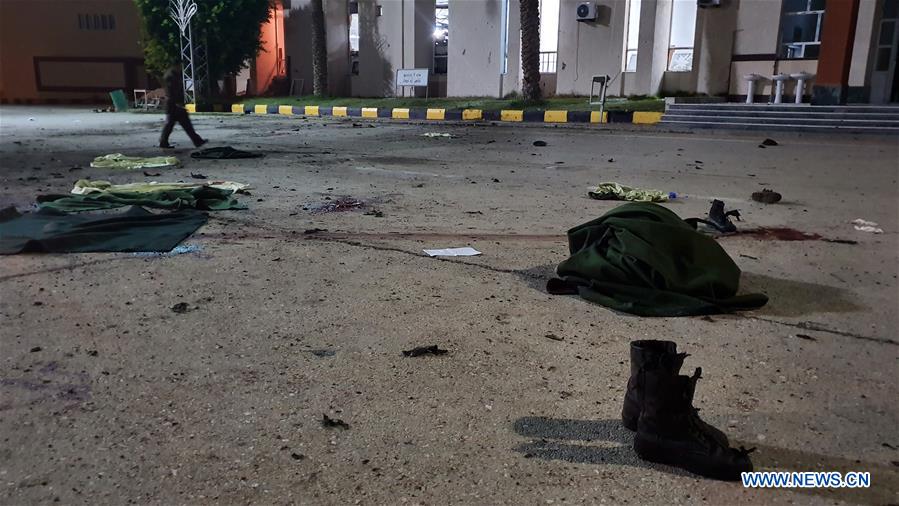 LIBYA-TRIPOLI-AIRSTRIKE-MILITARY ACADEMY