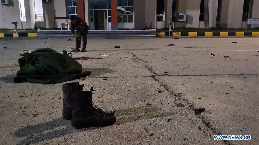 LIBYA-TRIPOLI-AIRSTRIKE-MILITARY ACADEMY