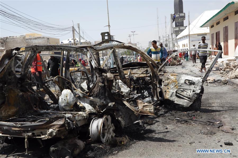 SOMALIA-MOGADISHU-CAR BOMB ATTACK-RESCUE