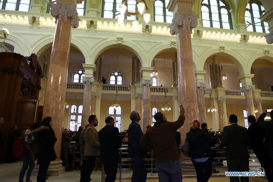 EGYPT-ALEXANDRIA-ELIYAHU HANAVI SYNAGOGUE-REOPENING