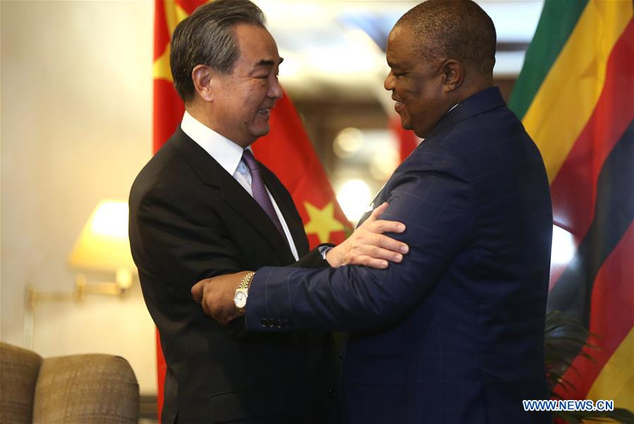 ZIMBABWE-HARARE-VP-CHINA-WANG YI-MEETING
