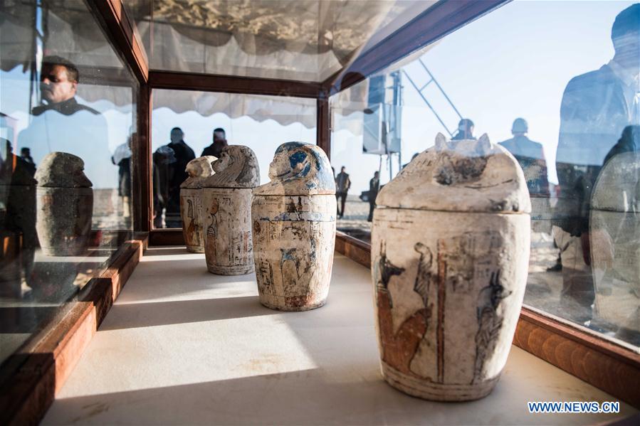 EGYPT-MINYA-ARCHEOLOGICAL DISCOVERY