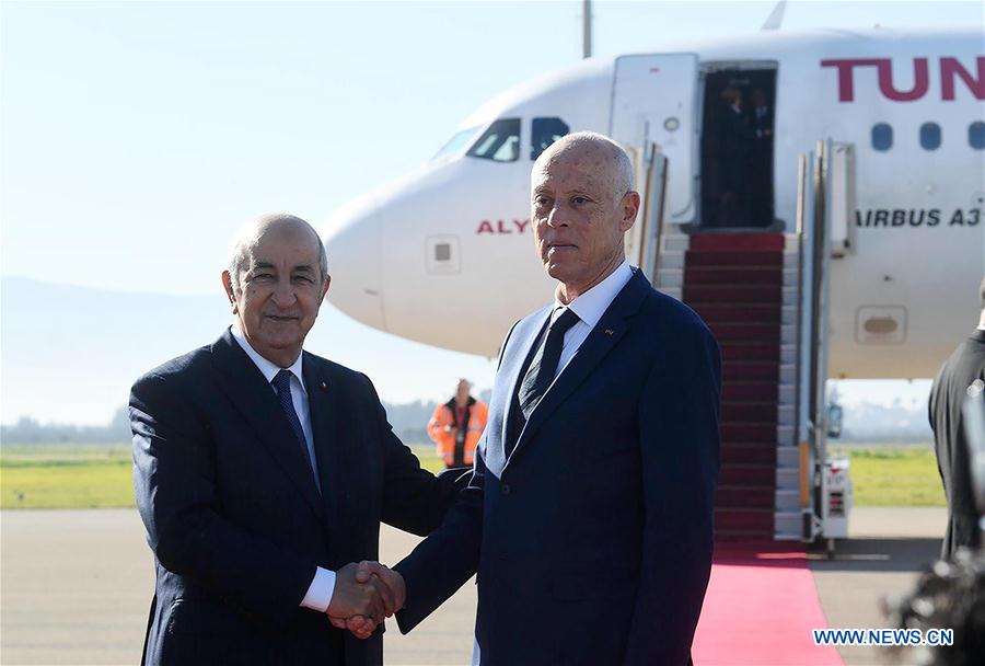 ALGERIA-ALGIERS-TUNISIA-PRESIDENTS-MEETING