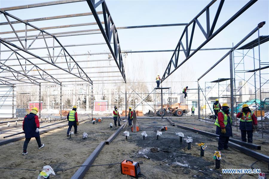 CHINA-HEILONGJIANG-HARBIN-NOVEL CORONAVIRUS-DESIGNATED HOSPITAL-CONSTRUCTION (CN)