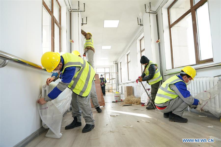CHINA-HEILONGJIANG-HARBIN-NOVEL CORONAVIRUS-DESIGNATED HOSPITAL-CONSTRUCTION (CN)