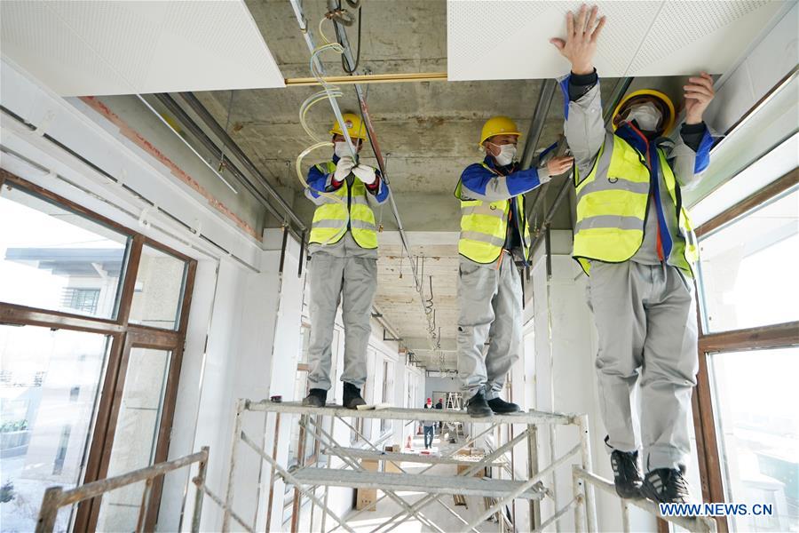 CHINA-HEILONGJIANG-HARBIN-NOVEL CORONAVIRUS-DESIGNATED HOSPITAL-CONSTRUCTION (CN)