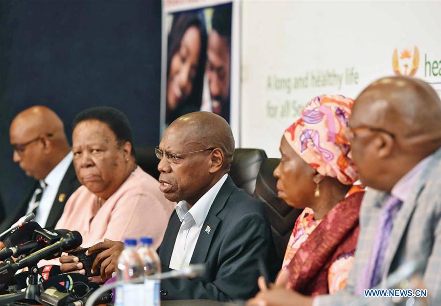 SOUTH AFRICA-PROTERIA-COVID-19-PRESS CONFERENCE