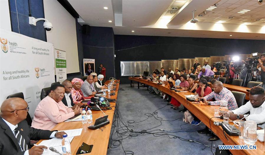 SOUTH AFRICA-PROTERIA-COVID-19-PRESS CONFERENCE