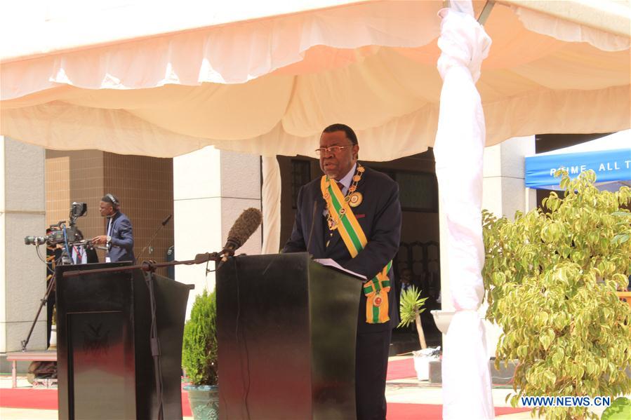 NAMIBIA-WINDHOEK-PRESIDENT-2ND TERM